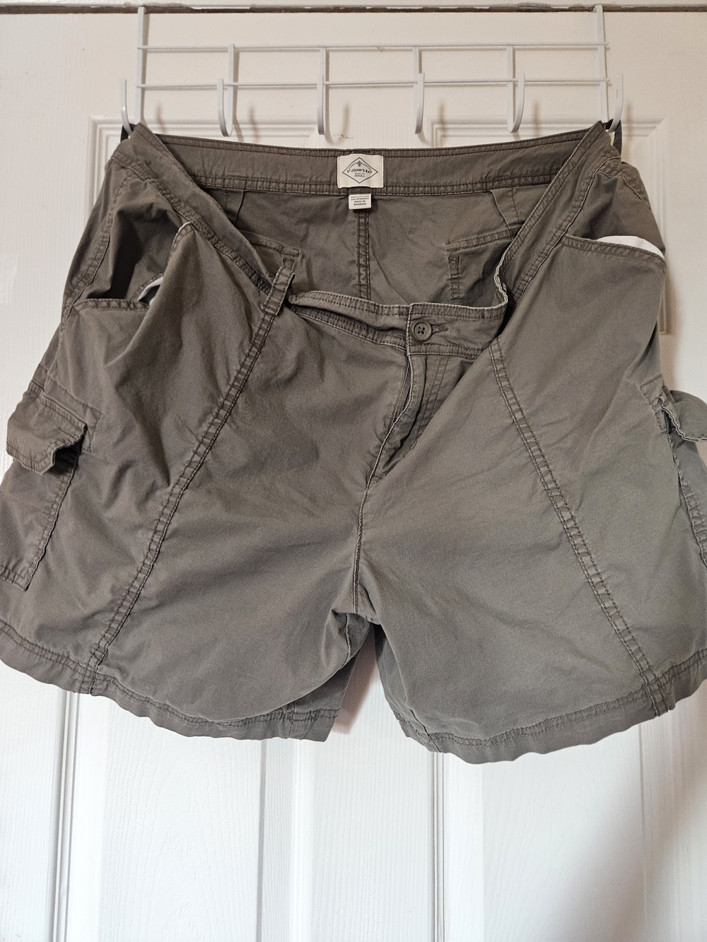 St. John's Bay Tan Cargo Shorts